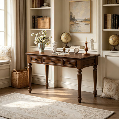 Bureau d'écriture à 3 tiroirs American Country