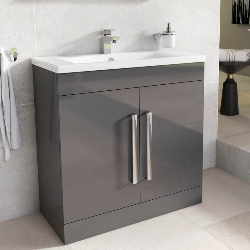 Whitfield 800mm Single Bathroom Vanity with Integrated Ceramic Basin