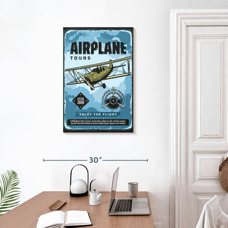 Tours en avion Mehar, H 30 po x l 20 po