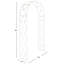 Tonnelle en fer l 15,7 po x P 54,3 po-88961108