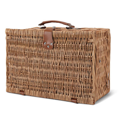 Wicker Picnic Basket For 2