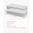 Under Bed Storage 48L Foldable Underbed Box For Household Organization 2 Pack