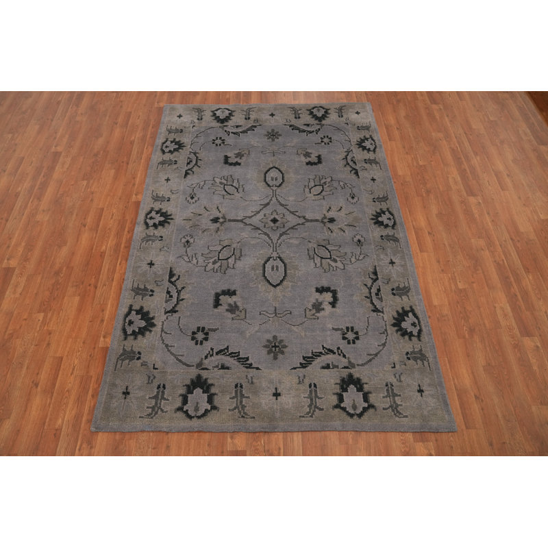 Tapis en laine Oushak 5 x 8