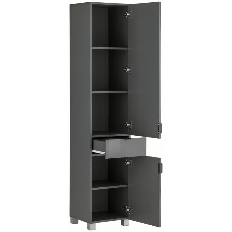 Rosabela Linen Cabinet, Grey
