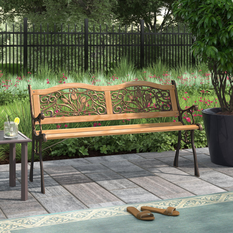 Abingdon Iron Outdoor Bench