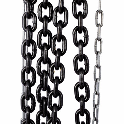 Chain hoist 11000lbs 5T capacity 10ft wIth 2 heavy duty hooks,Manual chain hoist steel construction,Black