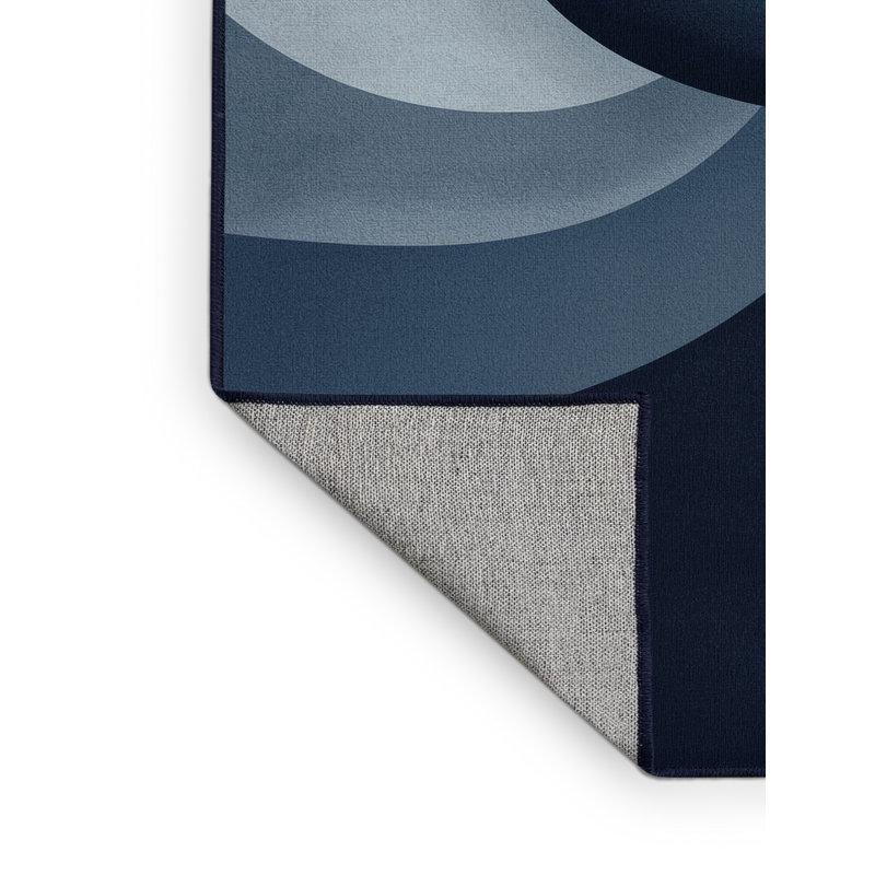 Tapis gris ombré lavable à la machine Pantelia, 5 x 8