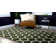 Tapis géométrique vert foncé Molly