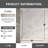 Flora 42" W X 55" H Frameless Bi-Fold Folding Tub Door With Clear Glass-110468945