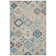 Pali Blue Machine Washable Rug