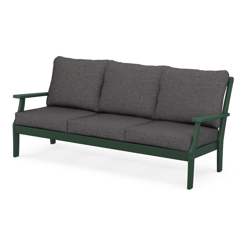 Braxton Deep Seating Sofa, Green, Grey Mist