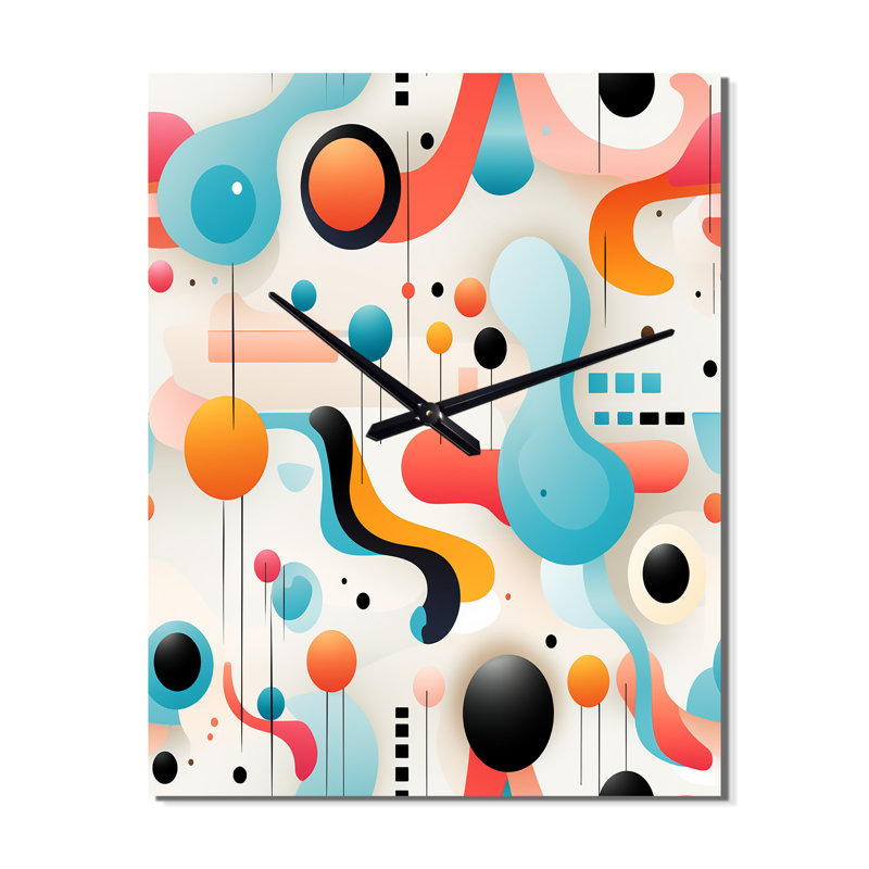 Horloge murale moderne surdimensionnée Jameesha, H 32 po x l 14 po x P 1 po