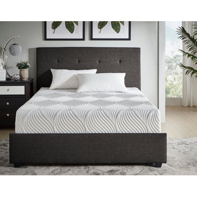 Queen Size 10 Inch Gel Infused Memory Foam Firm Mattress In A Box-white + Foam + Queen + Bedroom