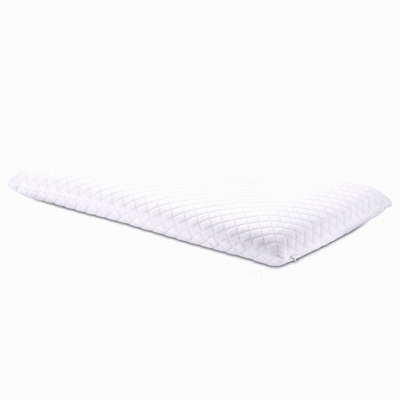 SlimDream Memory Foam Stomach Sleeper Pillow - Ultra Thin 3" Flat Pillow with Knitted Fabric Cover for Comfortable Sleeping Experience