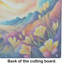 Freesia in Colour Glass Cutting Board Large