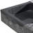AA Warehousing 15.75'' Black/Silver/Gray Stone Rectangular Bathroom Sink