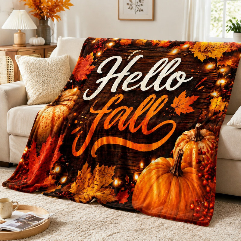 Jeté en peluche Cozy Autumn, Throw(W40"×50L")