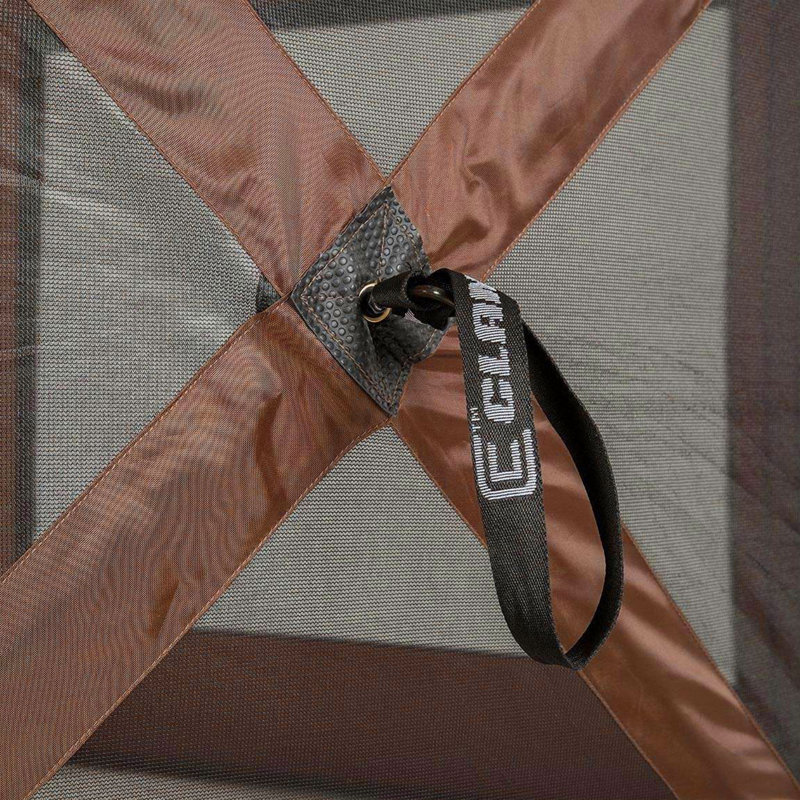 Brown 6' x 6' Portable Outdoor Camping Canopy Shelter