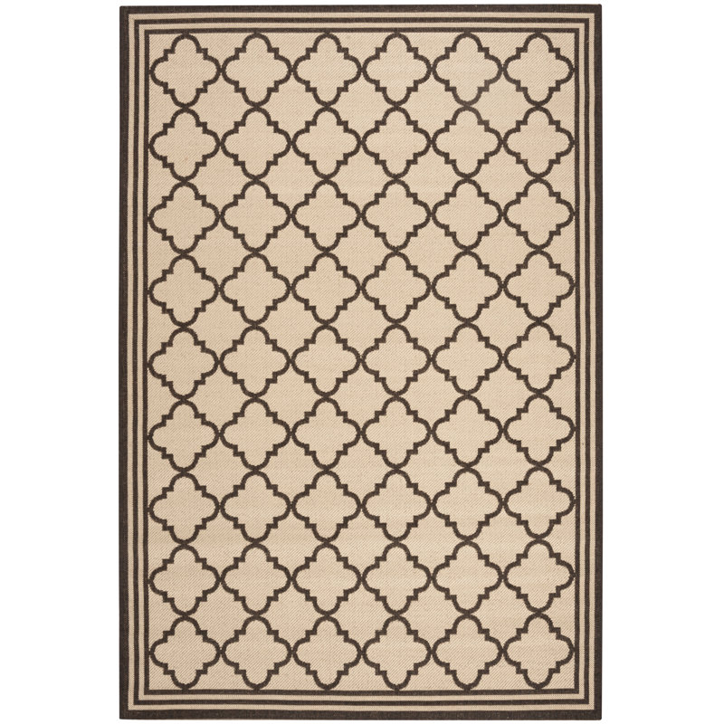 Adler Performance Geometric Indoor/Outdoor Area Rug, Rectangle 2'2" x 4'
