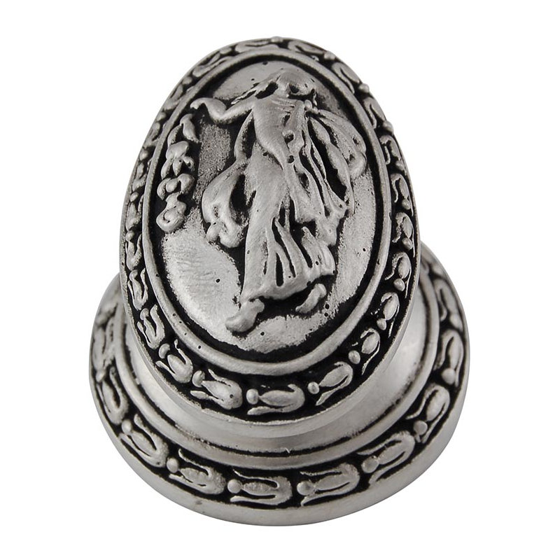 Sforza Oval Knob, Antique Nickel