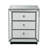 Damiyan 22'' W Glass Nightstand