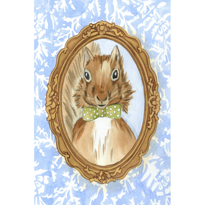 Teachers Pet -Squirrel by Chariklia Zarris - Wrapped Canvas Art Prints, 76cm H x 51cm W