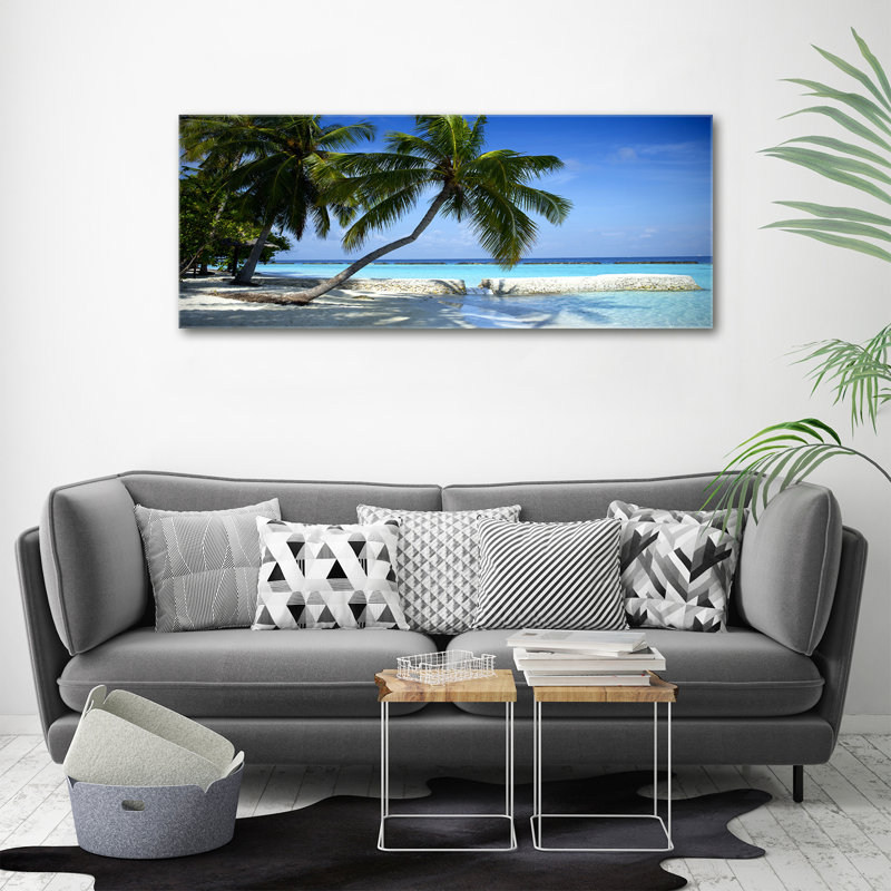 Tropical Beach - Wrapped Canvas Print