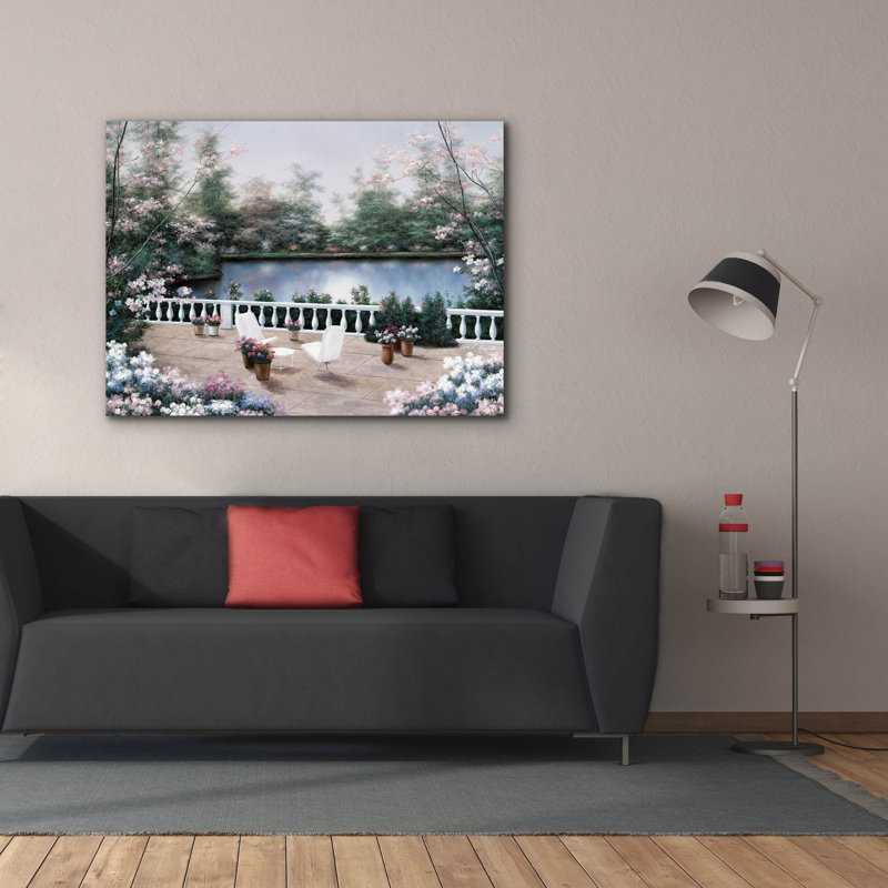 «Terrace View» par Diane Romanello, H 40 po x l 54 po x P 1,5 po