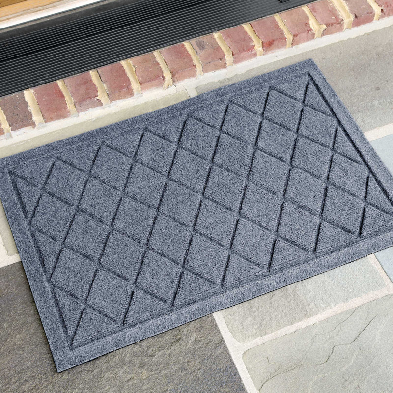 Tapis de cuisine Premium, 22 po x 60 po, Gris moyen