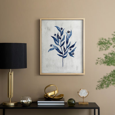 Wild Indigo III Framed Print - Solid Wood