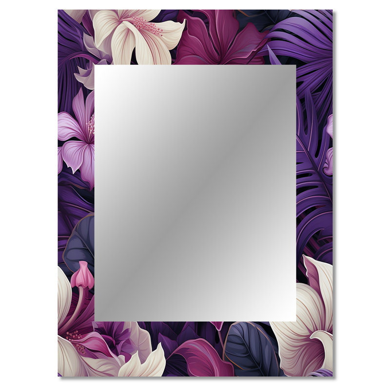 Décoration murale Twilight Tropics Tropical - Miroir tropical, 40 po x 30 po