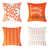 Orange / blanc