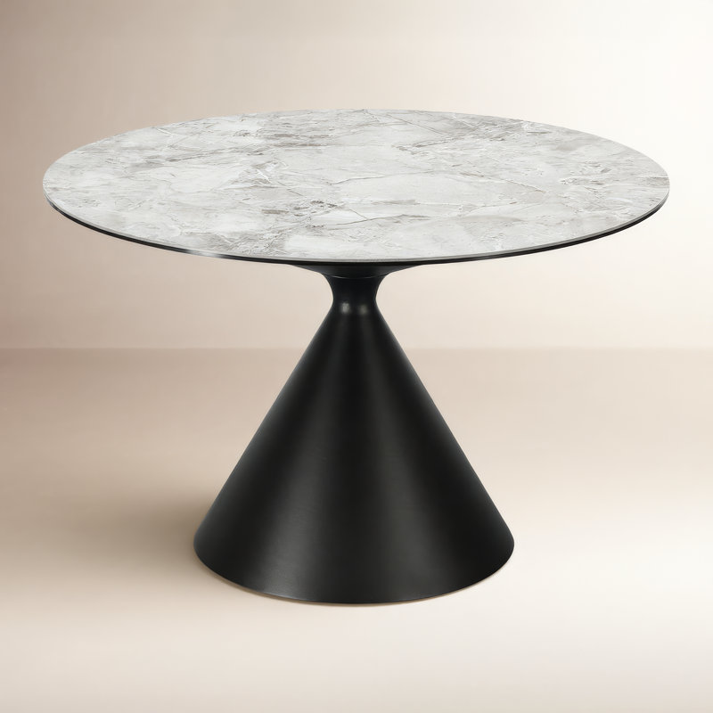 Table de salle à manger Nabia Donaji, Noir
