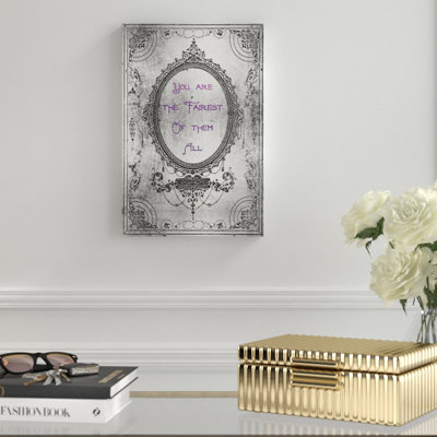 «The Fairest Silver» par Oliver Gal - reproduction d'art textuel
