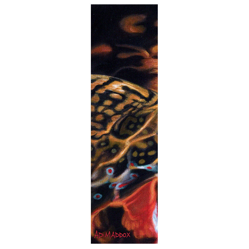 Toslon Abstract Red/Black Area Rug, Runner 2'1" x 7'8"