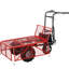Chariot de brouette utilitaire électrique 48V28AH capacité de 500W 500Lbs (230Kg) matériel de transport 1000Lbs Remorquage