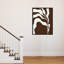 Erminia rétro Matisse inspiré abstrait botanique 2 brun - reproduction de cadre photo-969236993-969237000