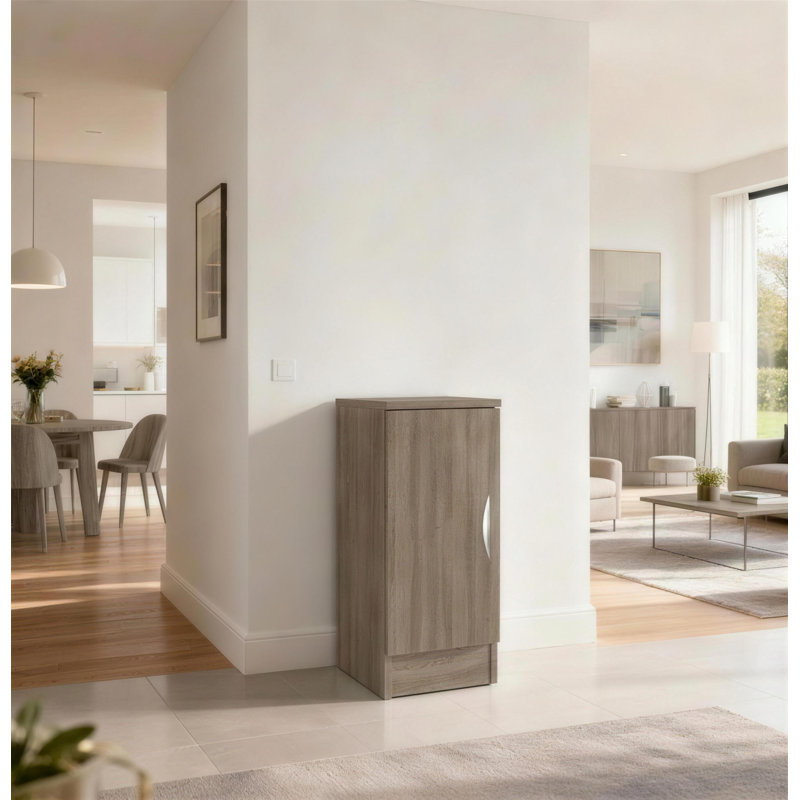 Shatzer 1 -Shelf Storage Cabinet, Grey Nebraska