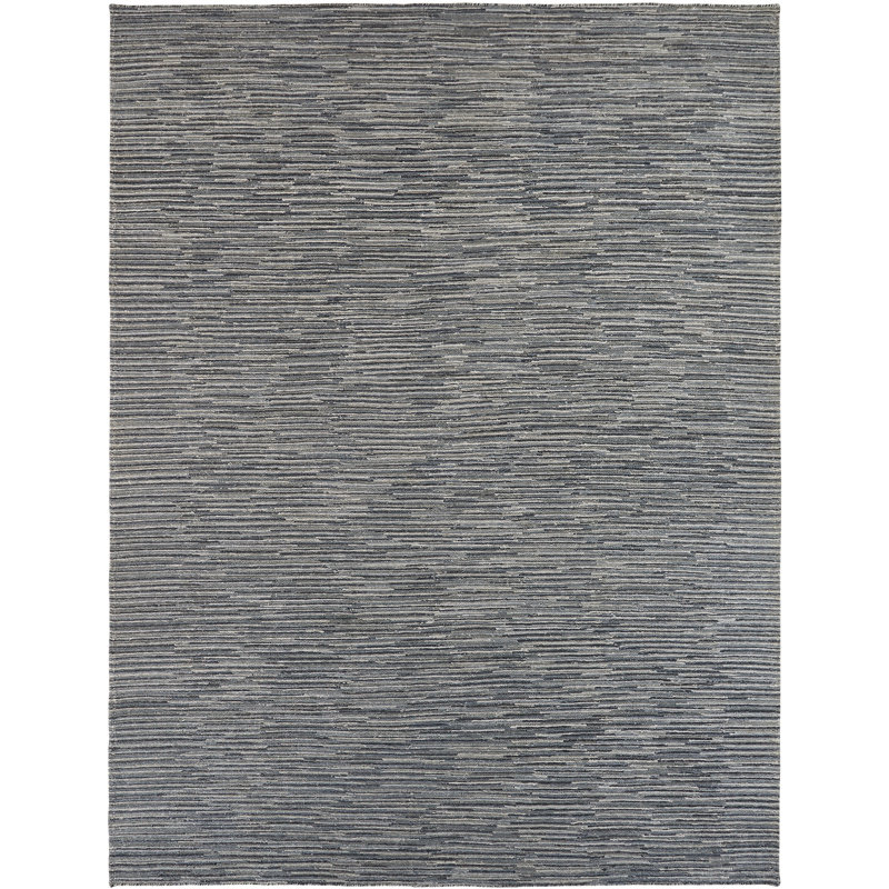 South Hadley Viscose Indoor Rug, Rectangle 6' x 9', Light Gray