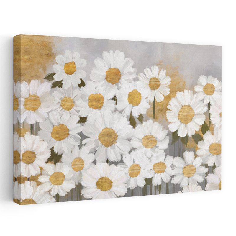 Art contemporain de marguerite abstraite