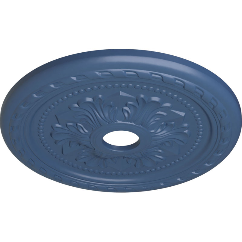 Médaillon de plafond palmetto 23 5/8 po x P 3 5/8 po x P 1 5/8 po (convient aux auvents jusqu'à 3 5/8 po), Americana
