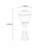 Lycius 1-Light Outdoor Pier Mount Light