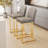 Faux Leather Upholstered Metal Bar Stools Set with Upholstered  Back-1202493158
