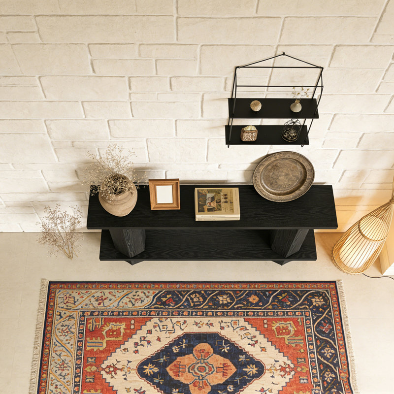 2-Tier Console Table Hallway Table Sofa Table Behind Couch