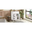 Meuble-lavabo 24 po avec lavabo en céramique, conception compacte pour petites salles de bain, armoire moderne avec 2 tiroirs et tablette réglable, meubles-lavabos-345791012