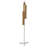 Black Note Triplet Floor - Dimmable LED - Triangular Tube - Gold Finish - Natural Cherry Shade-2070297992-2070297988