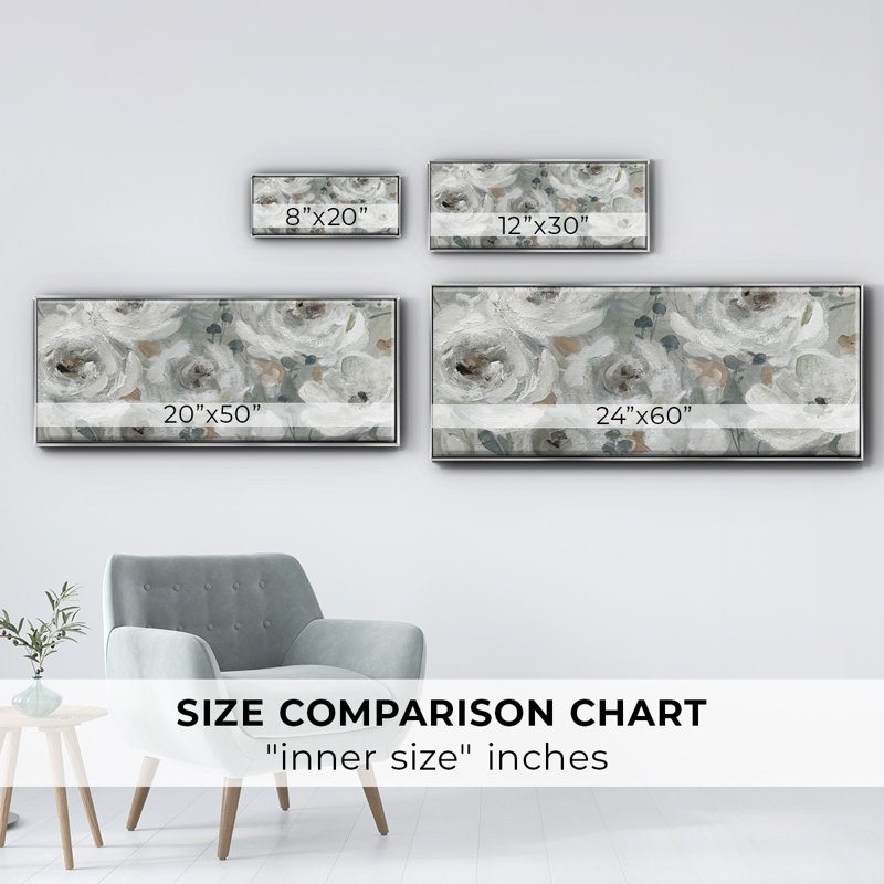 «Neutral Symphony», toile encadrée, H 24 po x l 60 po