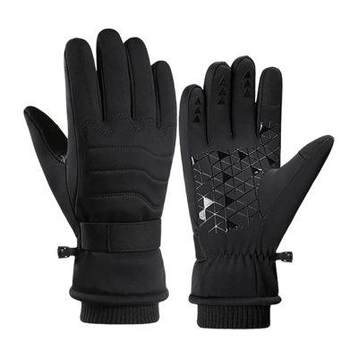 a glovess Winter Outdoor Riding Warm Touches Screen  Gloves Windproof Warm Sports Antislip Gloves