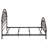 Metal Queen Open Frame Bed