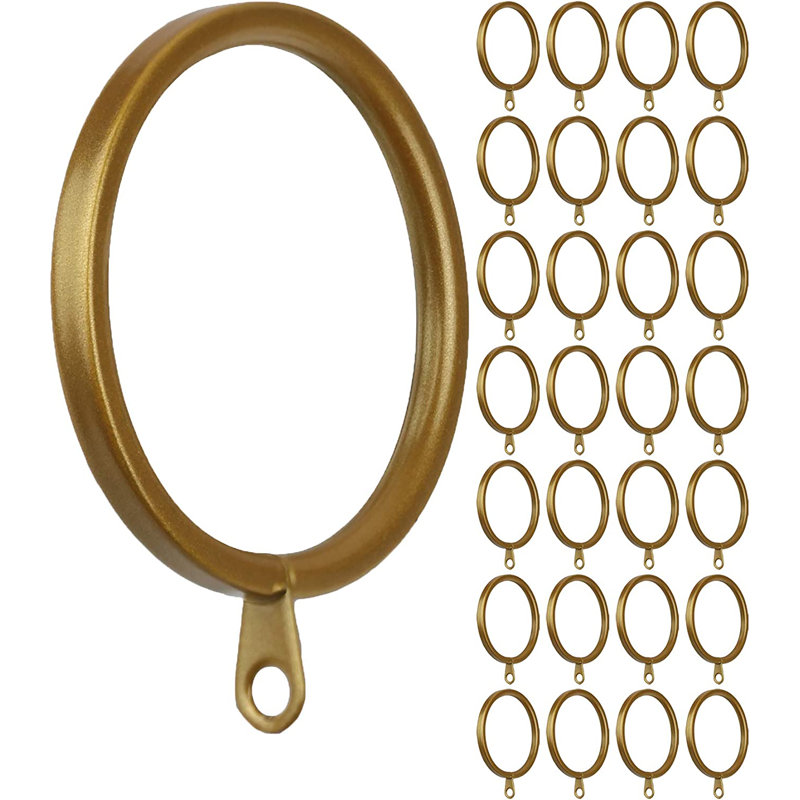 Curtain Rings, Gold, 2"